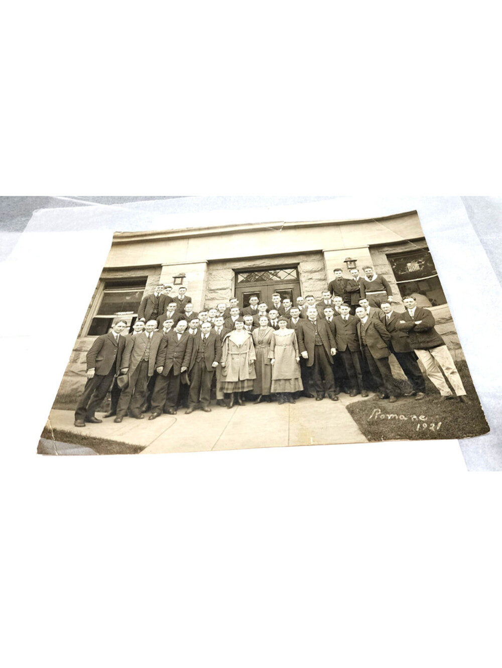 Vintage 1921 Photo Puget Sound College of the Bible Seattle WA CH Phillips 9x8